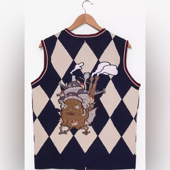 Boxlunch exclusive Studio Ghibli Howls moving castle women’s sweater vest size m - Picture 2 of 7